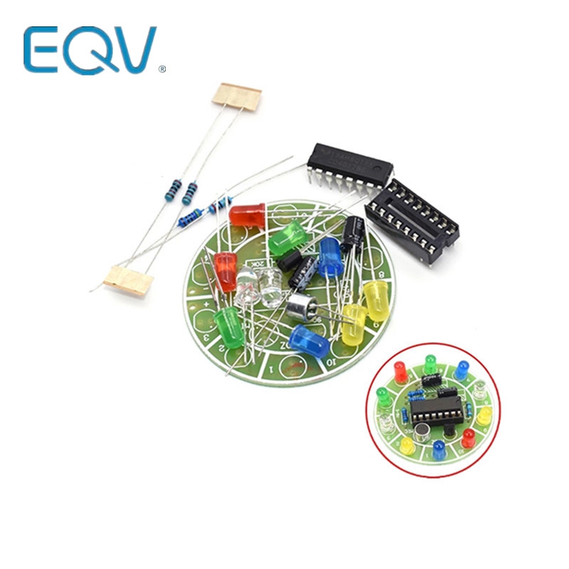 Diy Electronics News - CD4017 다채로운 음성 제어 회전 LED