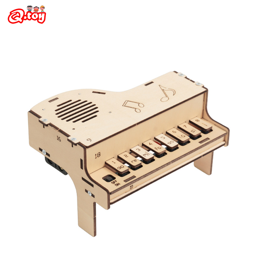 Diy Electronics Toys - DIY 나무 전자 피아노 모델 십대