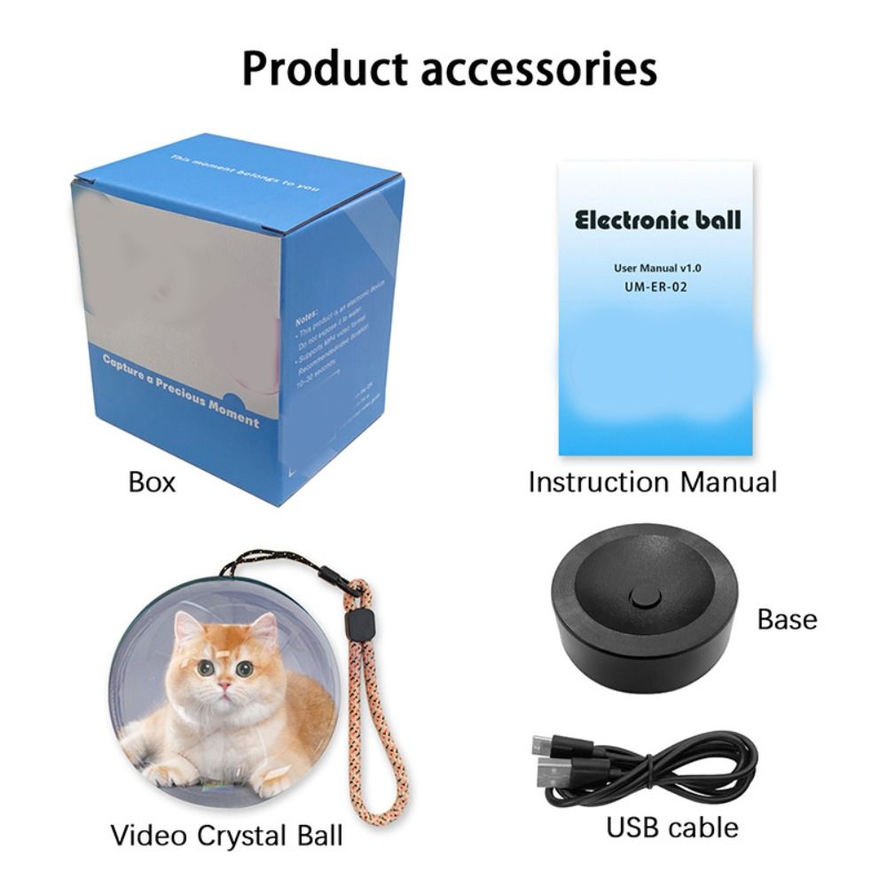 Diy Electronics Videos - 무선 비디오 디스플레이 볼 3D 효과
