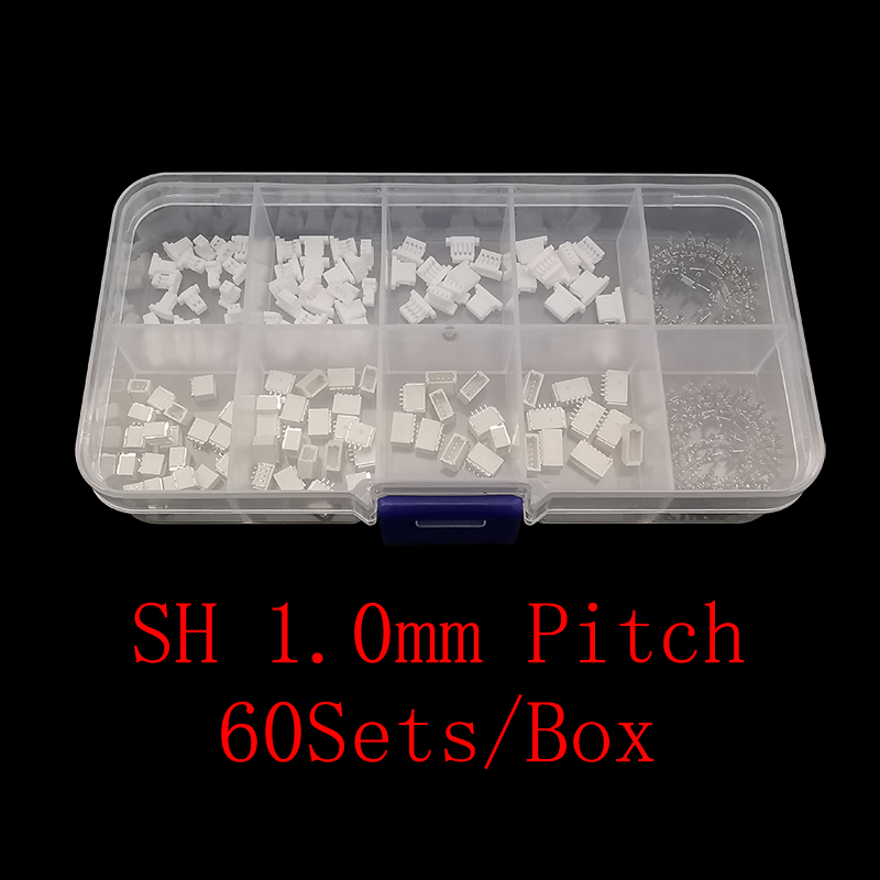 Male Female Header Pin - 60 대/상자 JST SH 1.0mm 피치