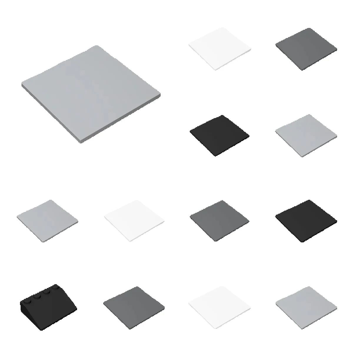 Diy Lego Electronics - 10pcs 10202 플랫 타일 6x6 하이테크