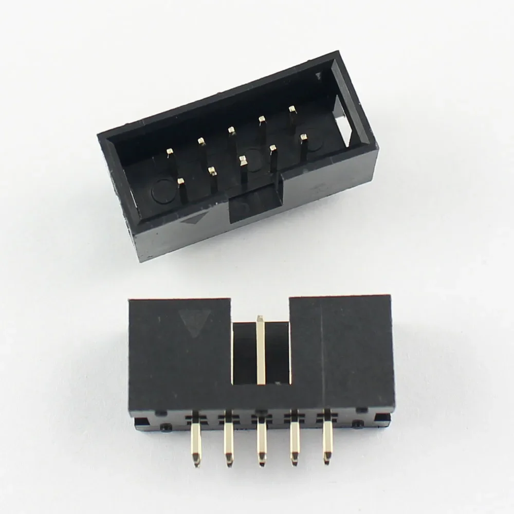 Male Female Header Pin - 100개 2.54mm 2x5 핀 10핀 스트레이트