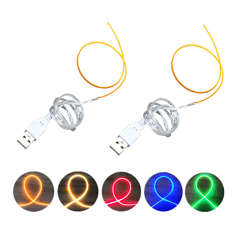 Diy Lamp Electronics - LED 필라멘트 유연한 DC 5V USB