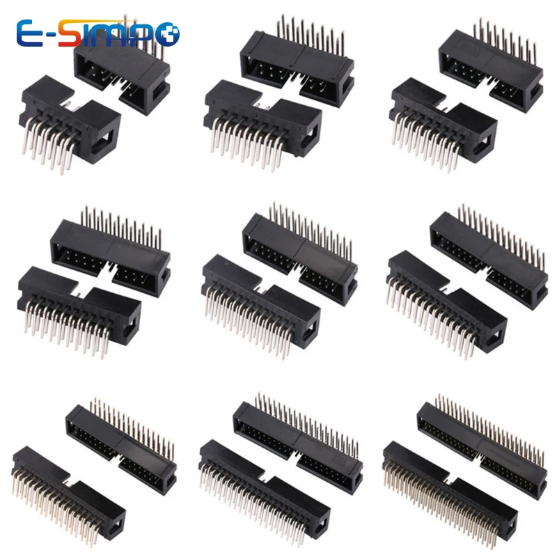 Male Female Header Pin - 10개 DC3 2.54mm DIP RA 직각