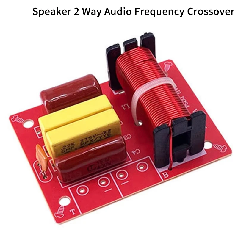 Diy Electronics Videos - 80W 2웨이 크로스오버 필터 모듈 하이파이