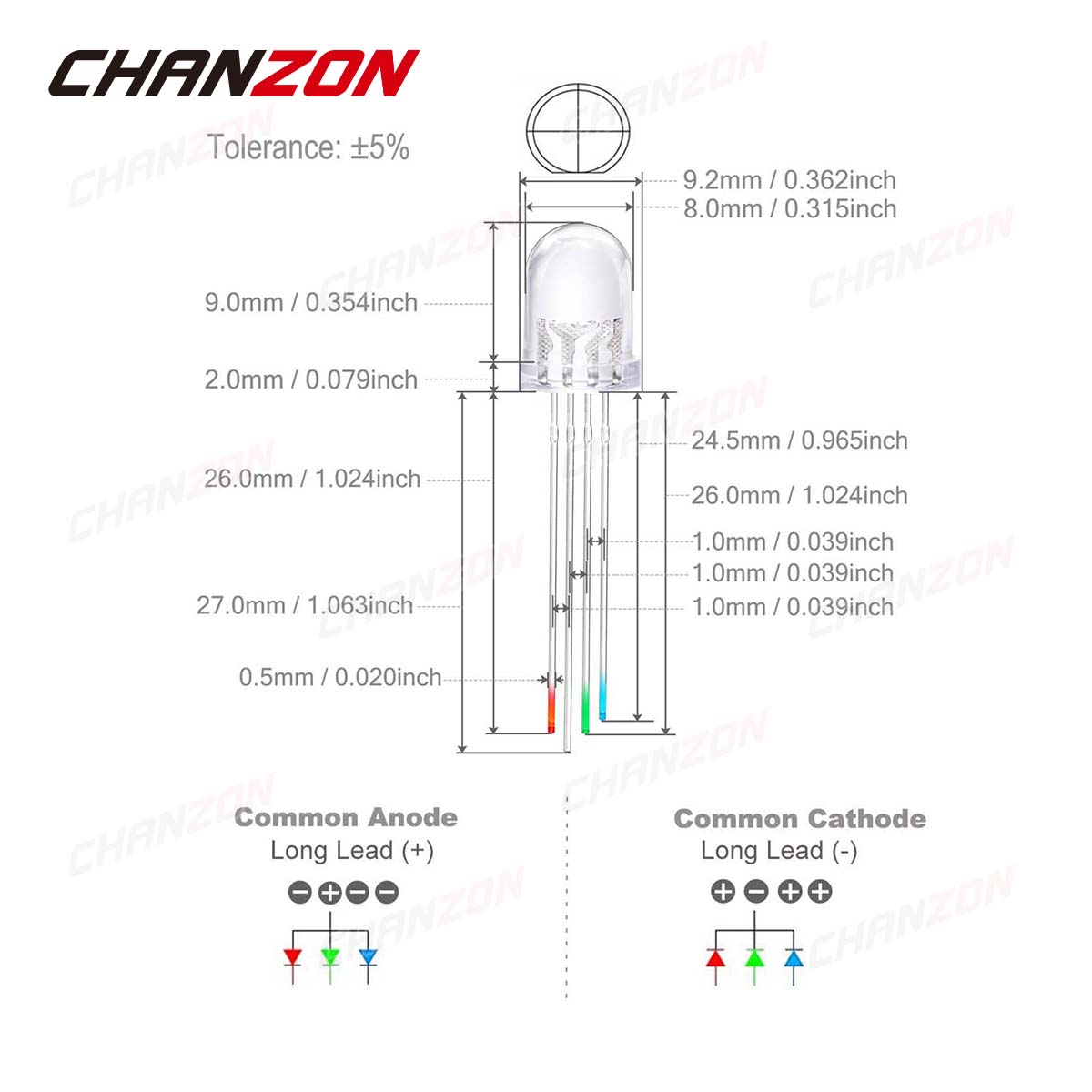 50pcs 8mm RGB LED 발광 다이오드 마이크로 - Diy Electronic Components 리뷰 및 가격