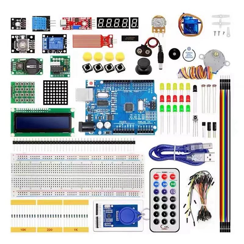 스테퍼 모터 학습 세트가 포함된 Arduino UNO  - Diy Electronics Set 리뷰 및 가격