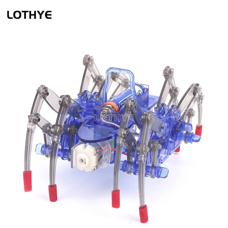 DIY 전기 거미 로봇 퍼즐 장난감 전기 크롤링 동물  - Diy Electronics Toys 리뷰 및 가격