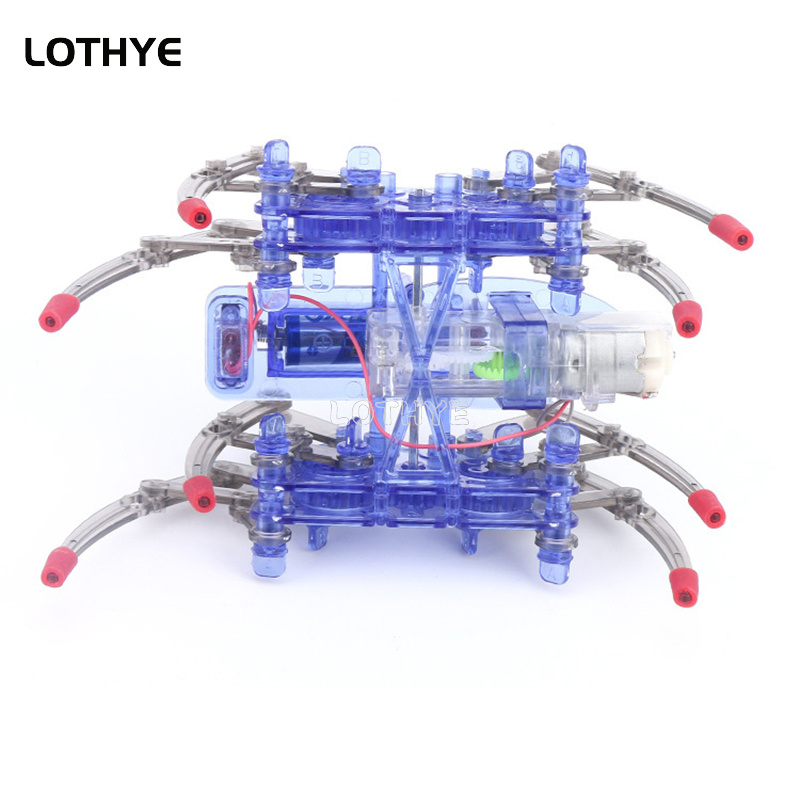 DIY 전기 거미 로봇 퍼즐 장난감 전기 크롤링 동물  - Diy Electronics Toys 리뷰 및 가격