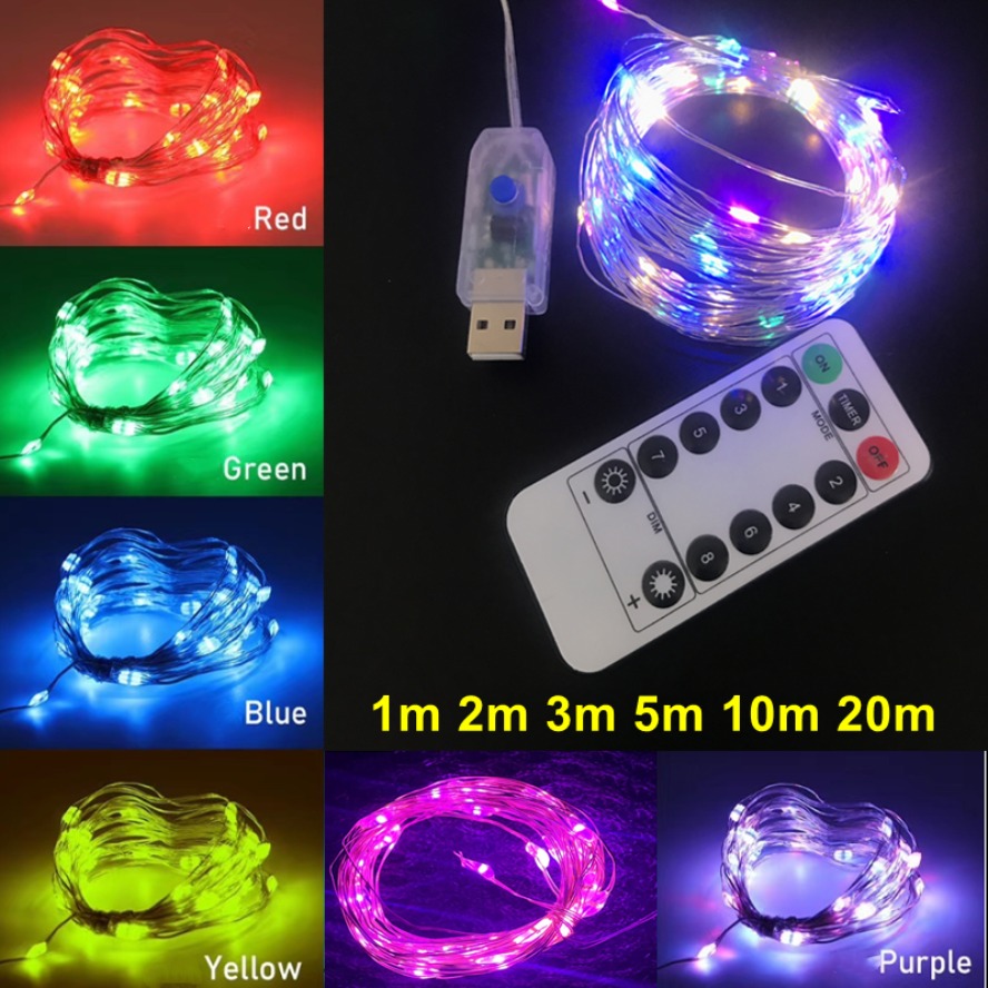 20m 10m 원격 제어 8 기능 LED 요정 조명 U - Diy Electronics News 리뷰 및 가격