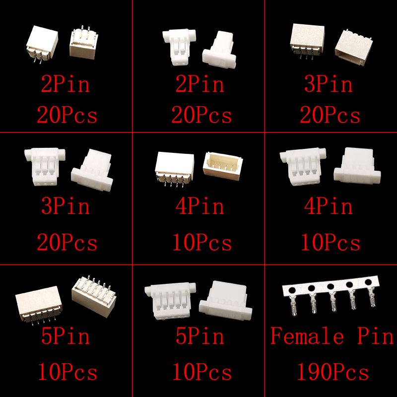 60 대/상자 JST SH 1.0mm 피치 터미널 키트 - Male Female Header Pin 리뷰 및 가격