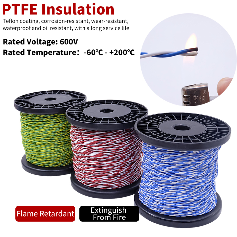 PTFE 와이어 AFS200 2핀 26/25/24/22 - Diy Electronics Audio 리뷰 및 가격