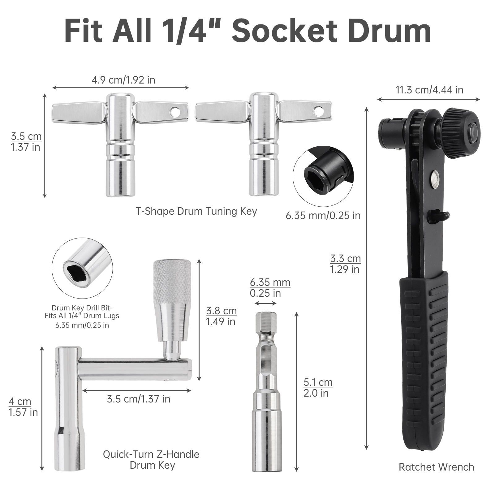 어쿠스틱 전자 드럼용 5PCS 드럼 튜닝 키 키트 튜닝 - Diy Electronics Toys 리뷰 및 가격