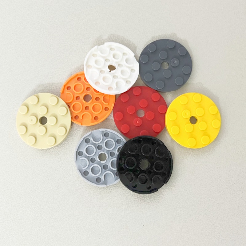 Lot 60474 플레이트 라운드 4x4 핀 구멍 벽돌 - Diy Lego Electronics 리뷰 및 가격