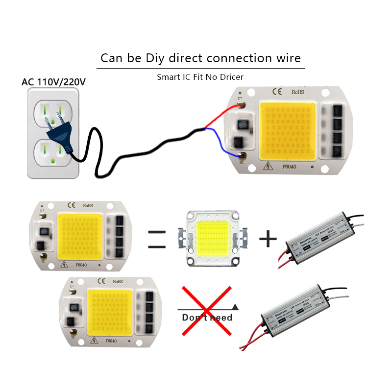 3000K 6000K LED COB 칩 라이트 비드,  - Diy Lamp Electronics 리뷰 및 가격