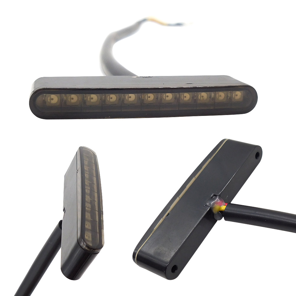 유니버설 미니 12V 오토바이 후방 브레이크 LED 테 - Diy Lamp Electronics 리뷰 및 가격
