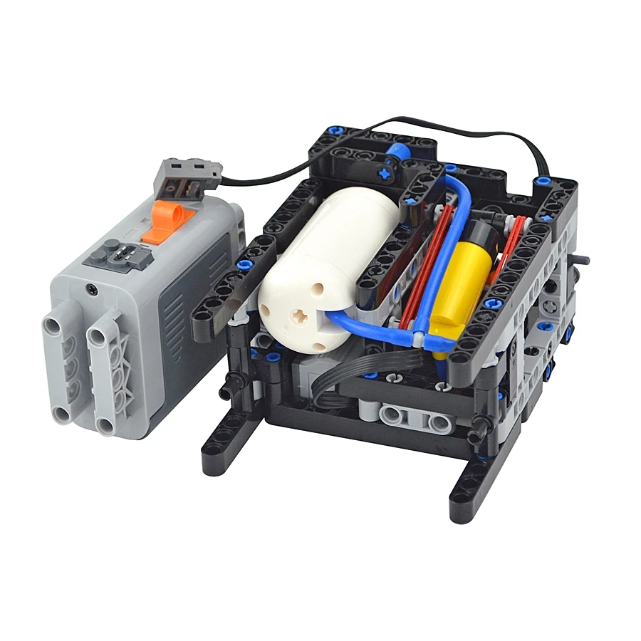 새로운 벽돌 기술 공압 자동 전기 압축기 빌딩 블록 모 - Diy Lego Electronics 리뷰 및 가격