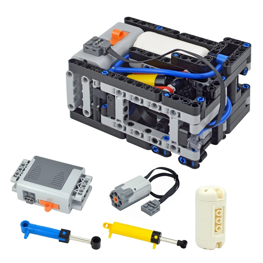 새로운 벽돌 기술 공압 자동 전기 압축기 빌딩 블록 모 - Diy Lego Electronics 리뷰 및 가격