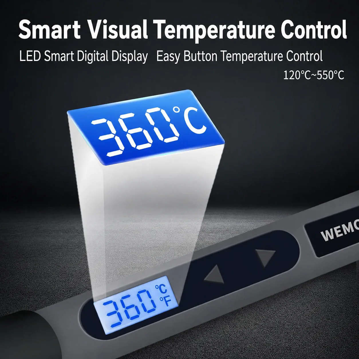 90W 디지털 LCD 온도 조절 가능 납땜 인두 용접  - Diy Electronics Uk 리뷰 및 가격