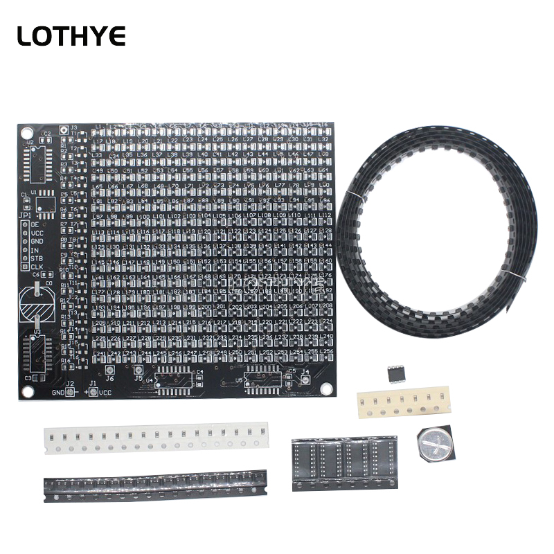DIY 전자 키트 256 LED 도트 매트릭스 광고 화 - Diy Electronic Components 리뷰 및 가격