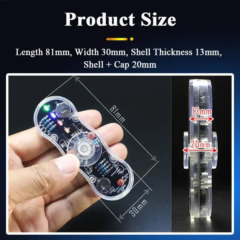 STEM DIY 납땜 훈련 키트 LED 손가락 자이로스 - Diy Electronics Videos 리뷰 및 가격
