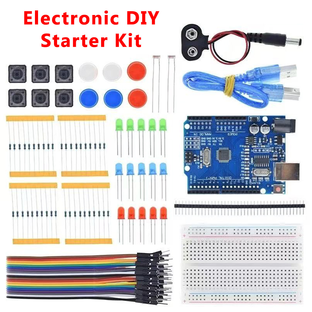 아두이노 R3 보드용 DIY 전자 스타터 키트, 400 - Diy Electronics Lab 리뷰 및 가격