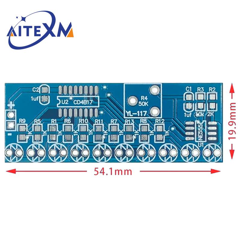 스마트 전자 키트 Ne555 + CD4017 빛 물 흐 - Diy Electronics Lab 리뷰 및 가격