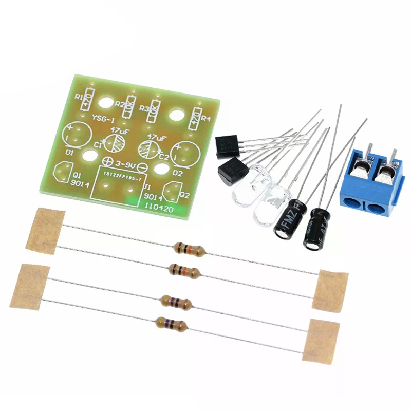 DIY 전자 키트 5MM LED 깜박이는 빛 회로 간단 - Diy Electronics News 리뷰 및 가격