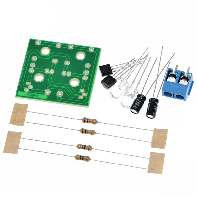 DIY 전자 키트 5MM LED 깜박이는 빛 회로 간단 - Diy Electronics News 리뷰 및 가격