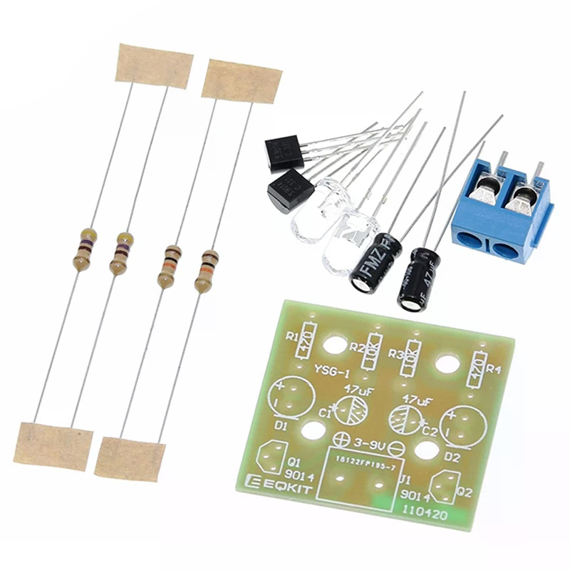 DIY 전자 키트 5MM LED 깜박이는 빛 회로 간단 - Diy Electronics News 리뷰 및 가격