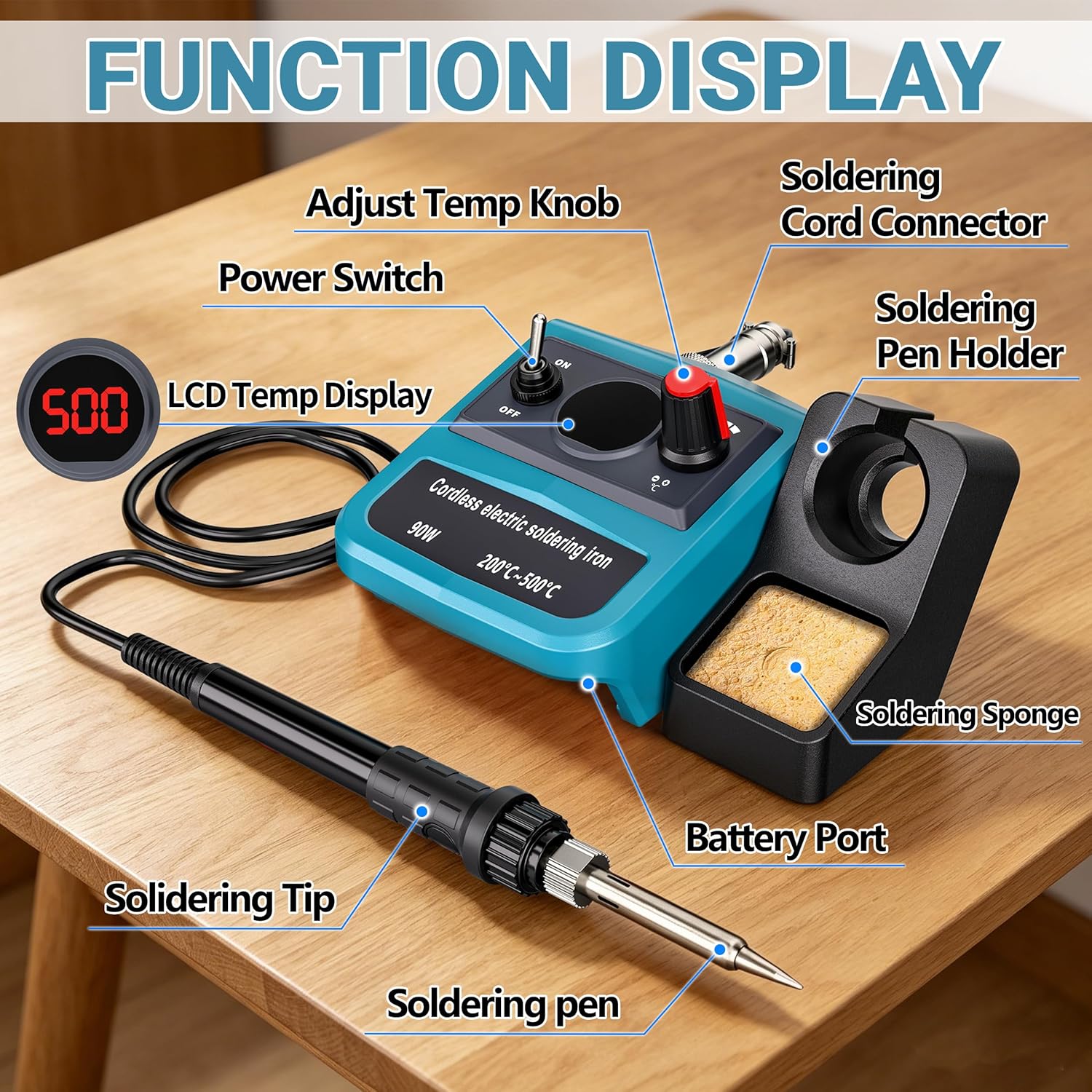 마키타 18V LXT 배터리용 90W LED 디지털 무 - Diy Electronics News 리뷰 및 가격
