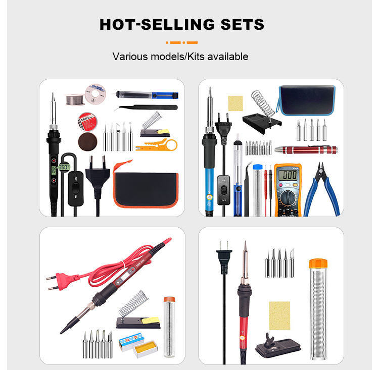 60W LCD 디지털 온도 조절 납땜 인두 스테이션,  - Diy Electronics Tool Kit 리뷰 및 가격