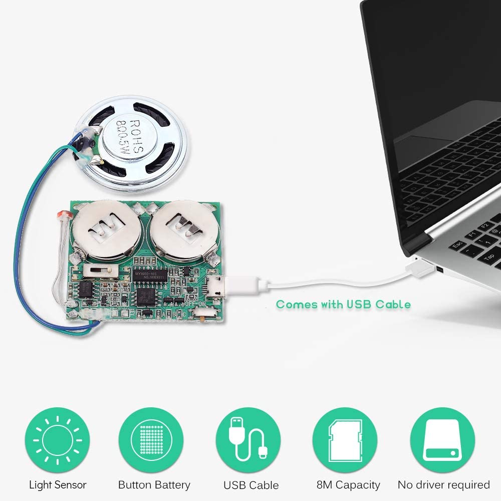 DIY 광 센서 사운드 모듈 마이크로 USB 기록 가능 - Diy Electronics Audio 리뷰 및 가격